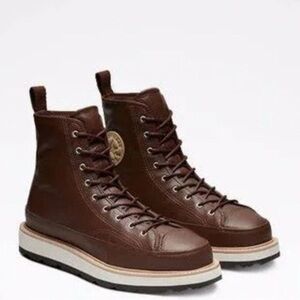 Men's Brown Leather Chuck Taylor Crafted Men’s Boots